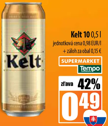 Kelt plechovka