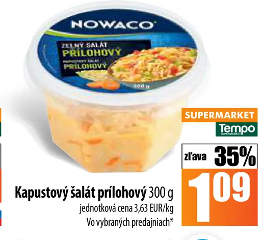 Kapustový šalát prílohový