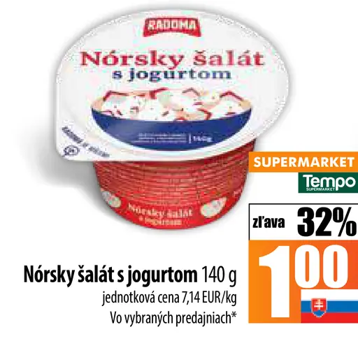 Radoma Nórsky šalát s jogurtom
