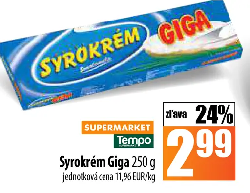 Syrokrém Giga