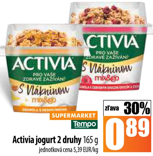 Activia jogurt marhuľa