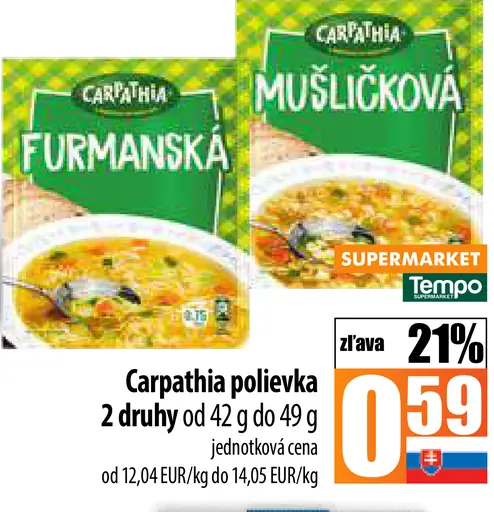 Carpathia polievka furmanská