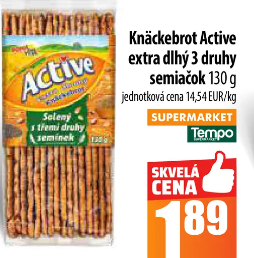Knäckebrot Active extra dlhý
