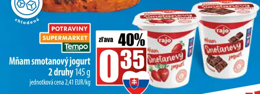 Rajo Mňam Smotanový jogurt nugát