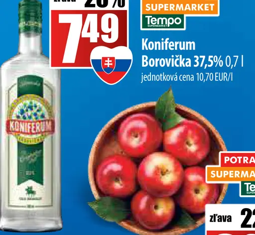 Koniferum Borovička 37,5%