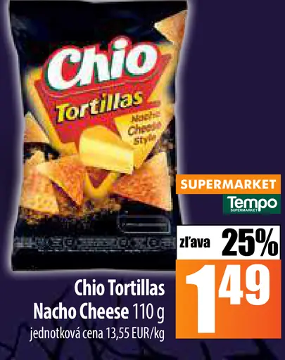 Chio Tortillas Nacho Cheese