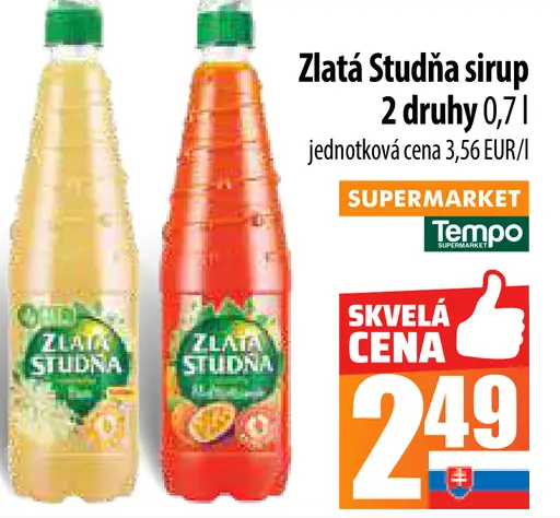 Zlatá studňa sirup