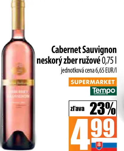 Nederburg Cabernet Sauvignon neskorý zber ružové