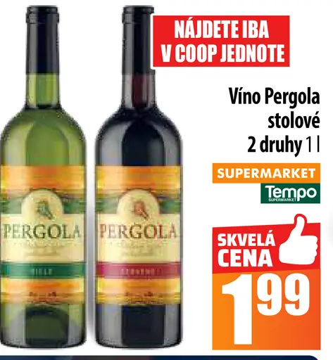 Itavini Vino Pergola stolové