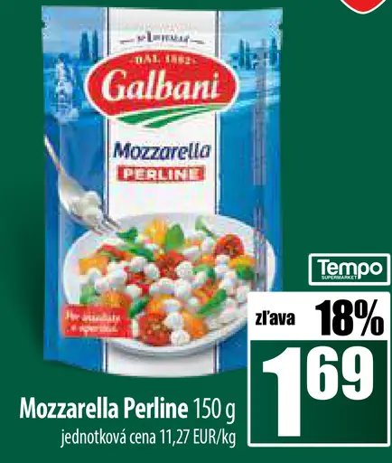 Galbani mozzarella Perline