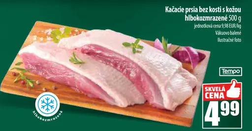 Kačacie prsia bez kosti a kožou