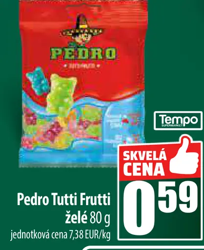 Pedro Tutti Frutti želé