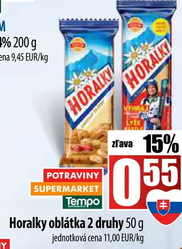 Horalka oblátka 2 druhy