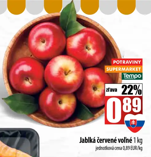 Červené jablká