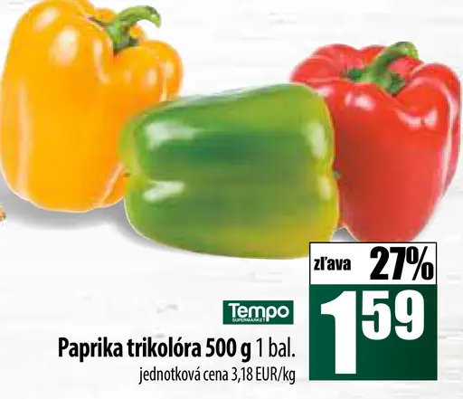 Zelovoc Paprika trikolóra