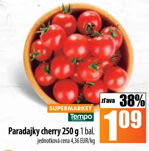 Zelovoc Paradajky cherry