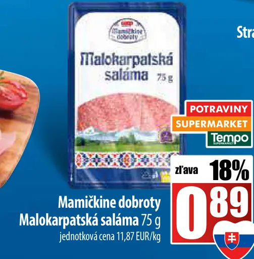 Mamičkine dobroty Malokarpatská saláma