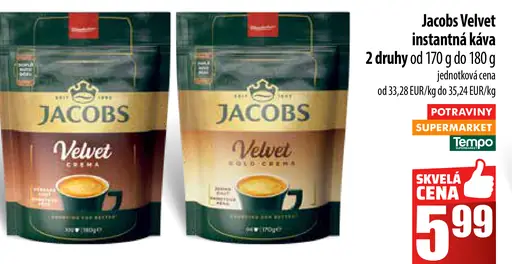 Jacobs Velvet instantná káva