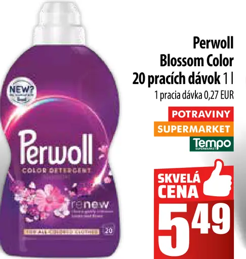 Perwoll Color Detergent Blossom
