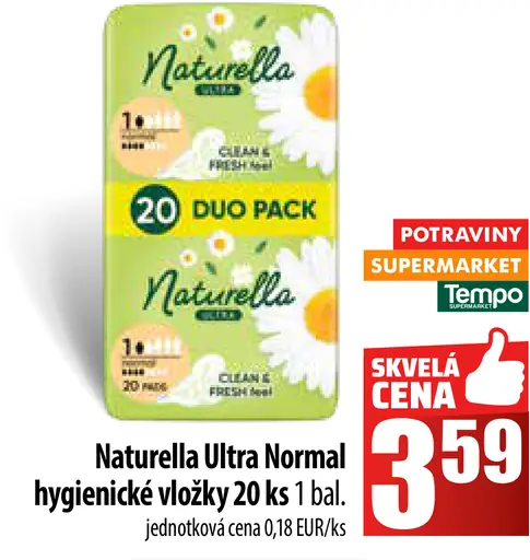Naturella Ultra Normal hygienické vložky