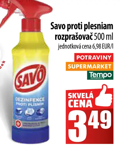 Savo proti plesniam rozprašovač