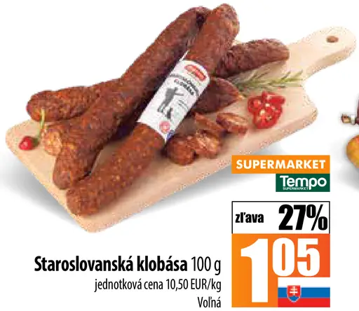 Staročeská klobása