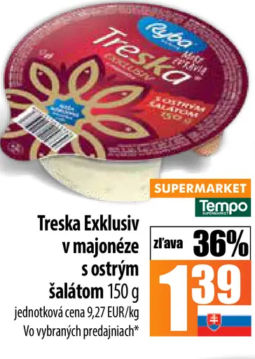 Calvo Treska Exclusiv v majonéze s ostým šalátom