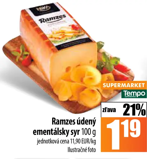 Ramzes údený ementálsky syr