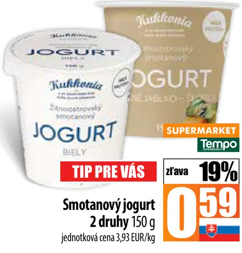 Smotanový jogurt