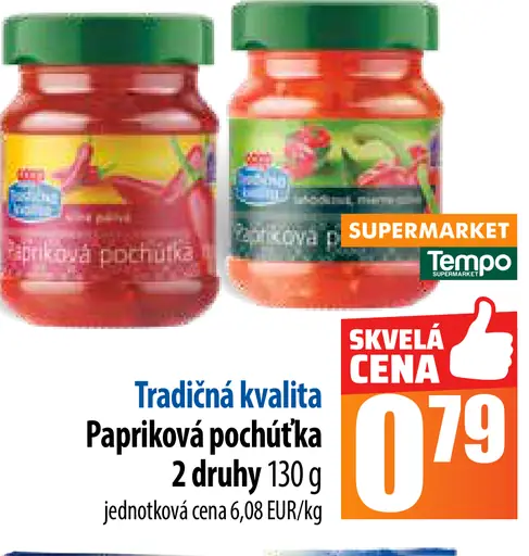 Tradičná kvalita Papriková pochúťka