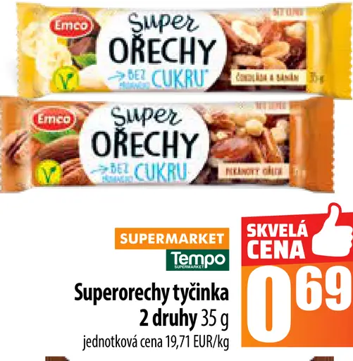 Emco Super orechy tyčinka