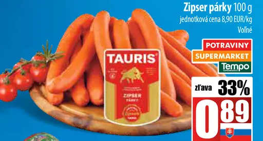 Tauris Zipser párky