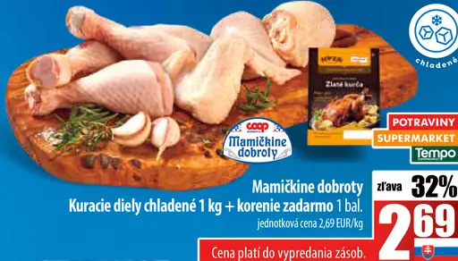 Mamíčkine dobroty Kuracie diely chladené