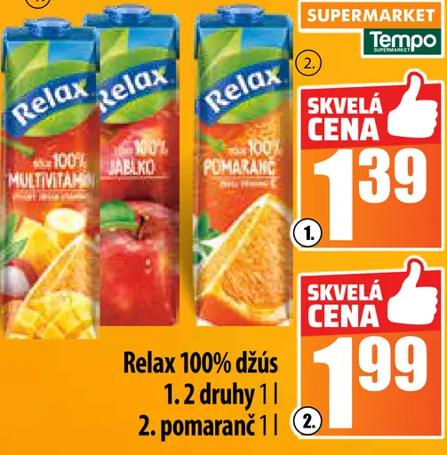 Relax 100% džús