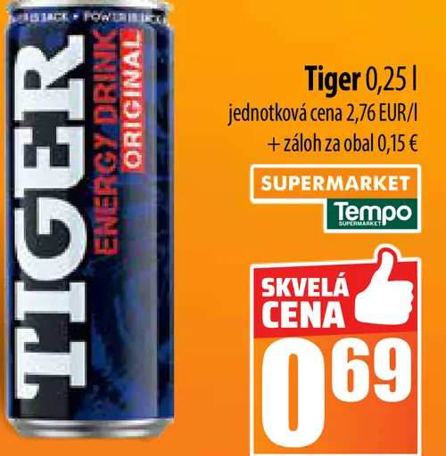 Tiger plechovka