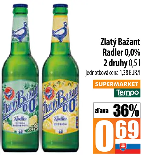 Zlatý Bažant radler