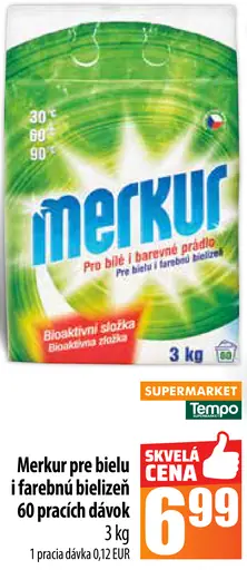 Merkur pro bielu i farebnú bielizeň
