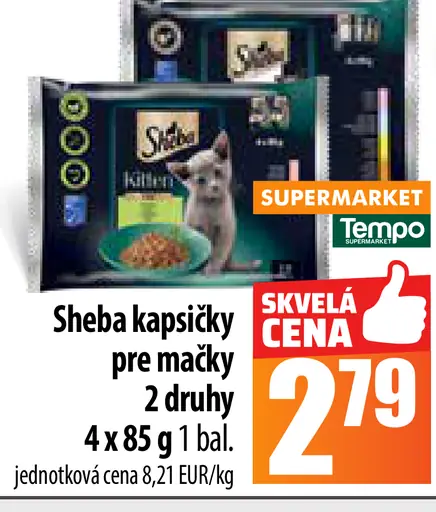 Sheba kapsičky pre mačky 2 druhy