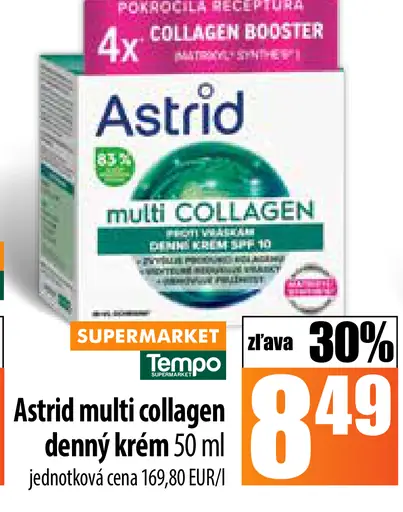 Astrid multi collagen denný krém