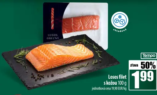 Losos fileta s kožou