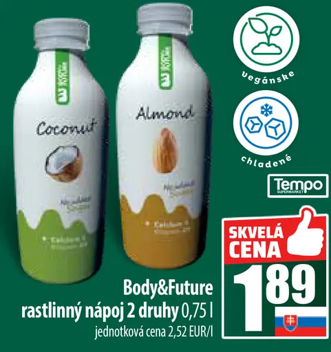 Body & Future rastlinný nápoj