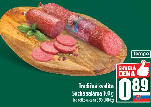 Tradičná kvalita suchá saláma