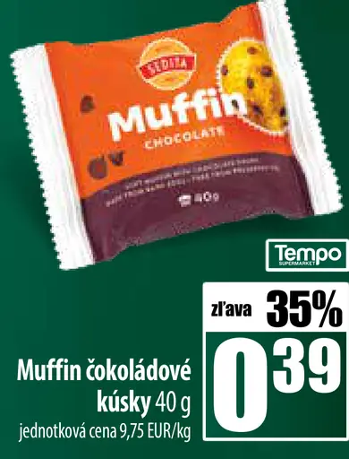 Muffin čokoládové kúsky