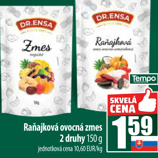 Dr. Ensa Raňajková ovocná zmes