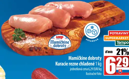 COOP Mamičkino dobroty Kuracie rezne chladené