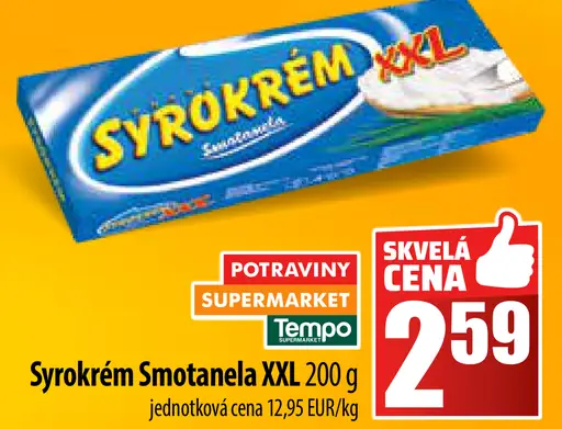 Syrokrém Smotanela