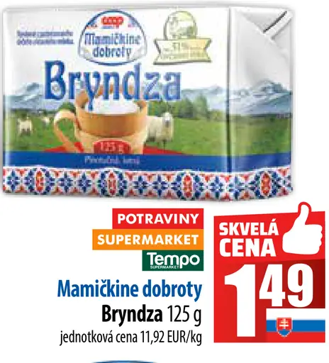 Mamičkiné dobroty Bryndza