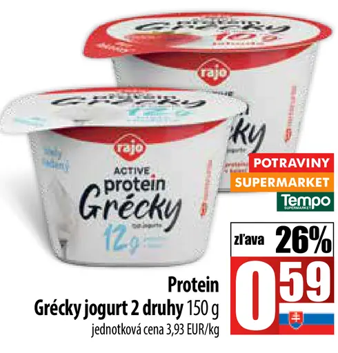Protein Grécky jogurt
