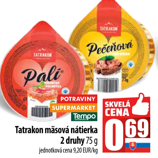 Tatrakon mäsová nátierka