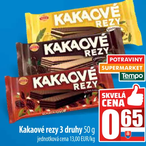 Kakaové rezy